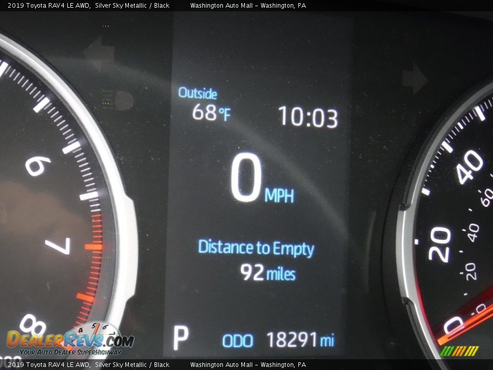2019 Toyota RAV4 LE AWD Silver Sky Metallic / Black Photo #29