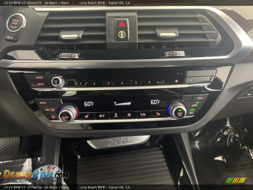 2019 BMW X3 sDrive30i Jet Black / Black Photo #24