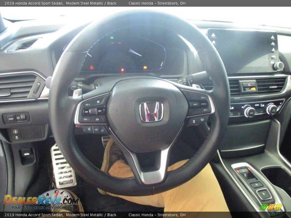 2019 Honda Accord Sport Sedan Modern Steel Metallic / Black Photo #32