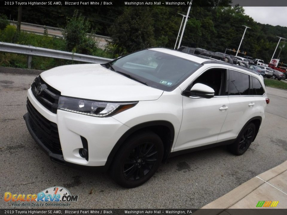 2019 Toyota Highlander SE AWD Blizzard Pearl White / Black Photo #11