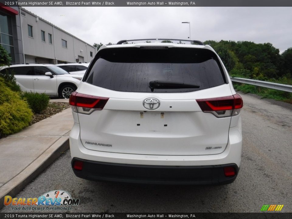 2019 Toyota Highlander SE AWD Blizzard Pearl White / Black Photo #15