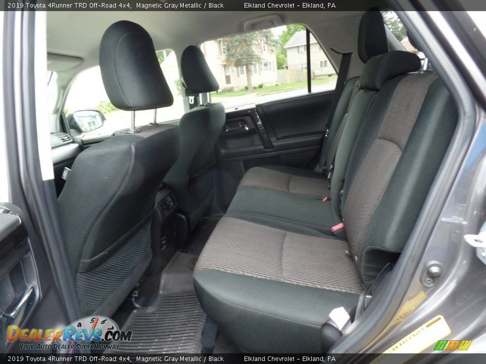 Rear Seat of 2019 Toyota 4Runner TRD Off-Road 4x4 Photo #35
