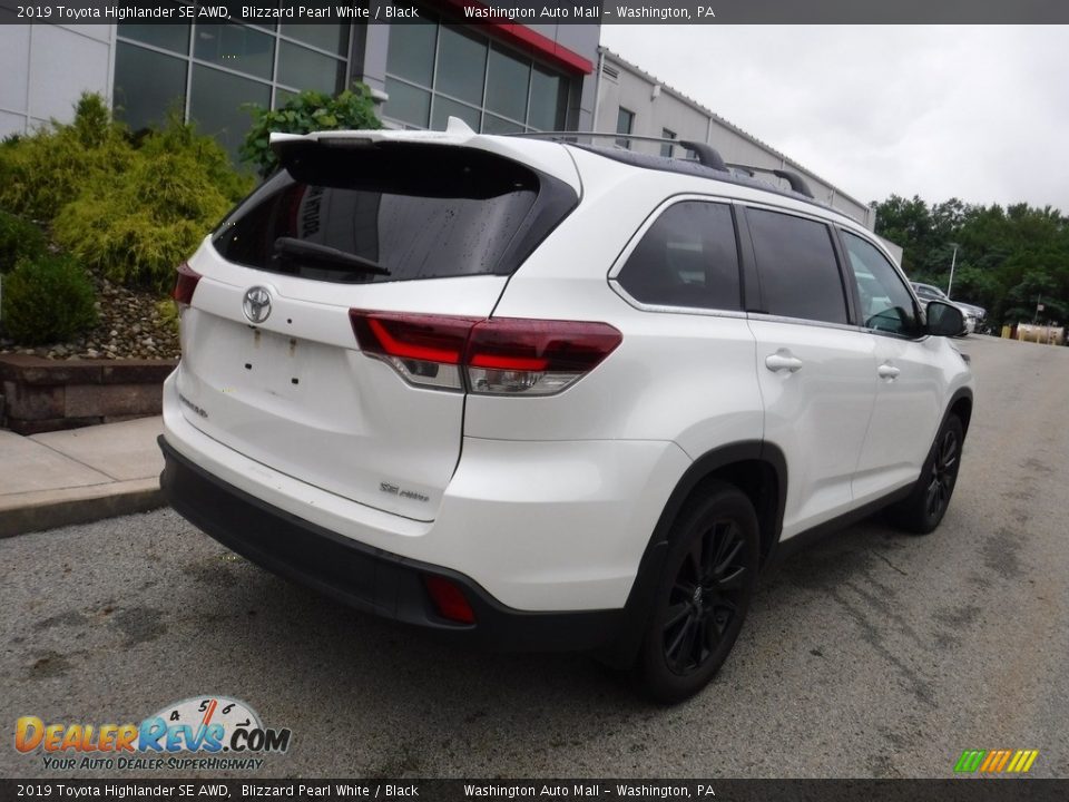 2019 Toyota Highlander SE AWD Blizzard Pearl White / Black Photo #16