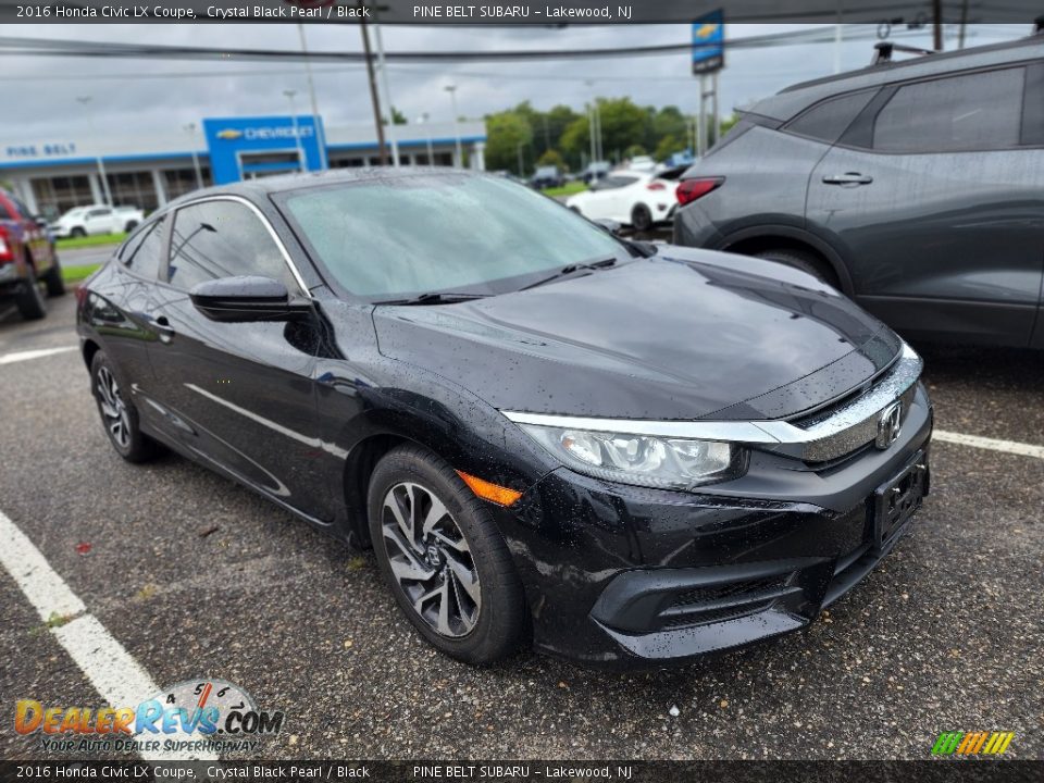 Front 3/4 View of 2016 Honda Civic LX Coupe Photo #3