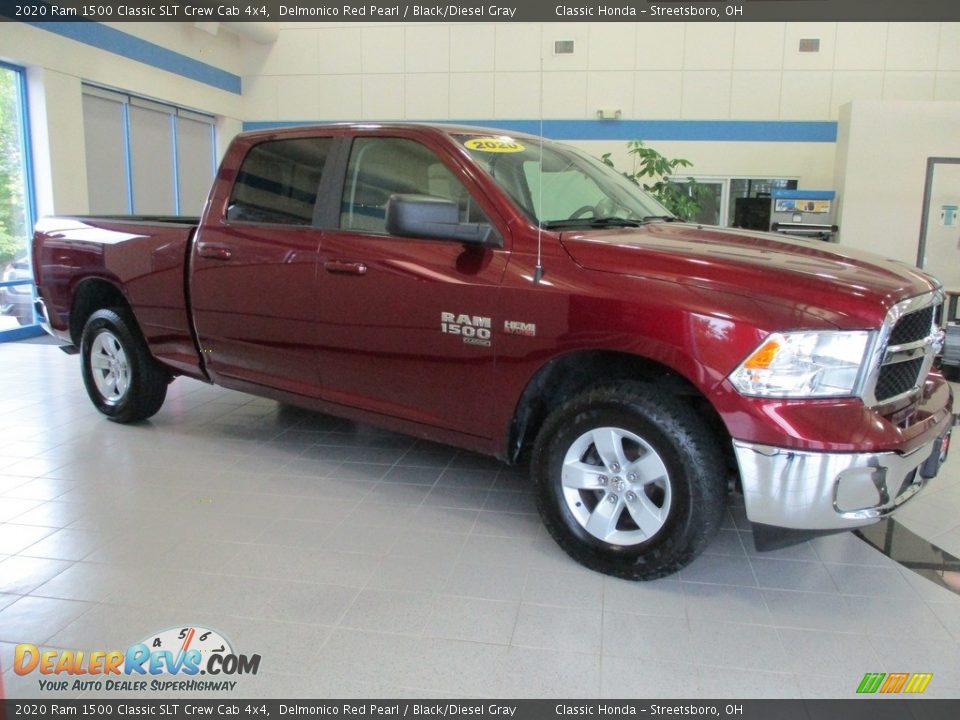 2020 Ram 1500 Classic SLT Crew Cab 4x4 Delmonico Red Pearl / Black/Diesel Gray Photo #4