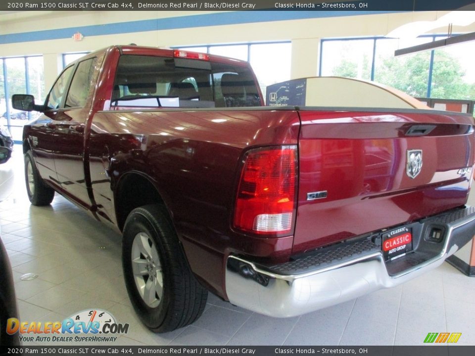 2020 Ram 1500 Classic SLT Crew Cab 4x4 Delmonico Red Pearl / Black/Diesel Gray Photo #9