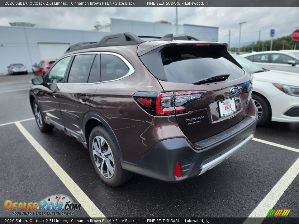 2020 Subaru Outback 2.5i Limited Cinnamon Brown Pearl / Slate Black Photo #7