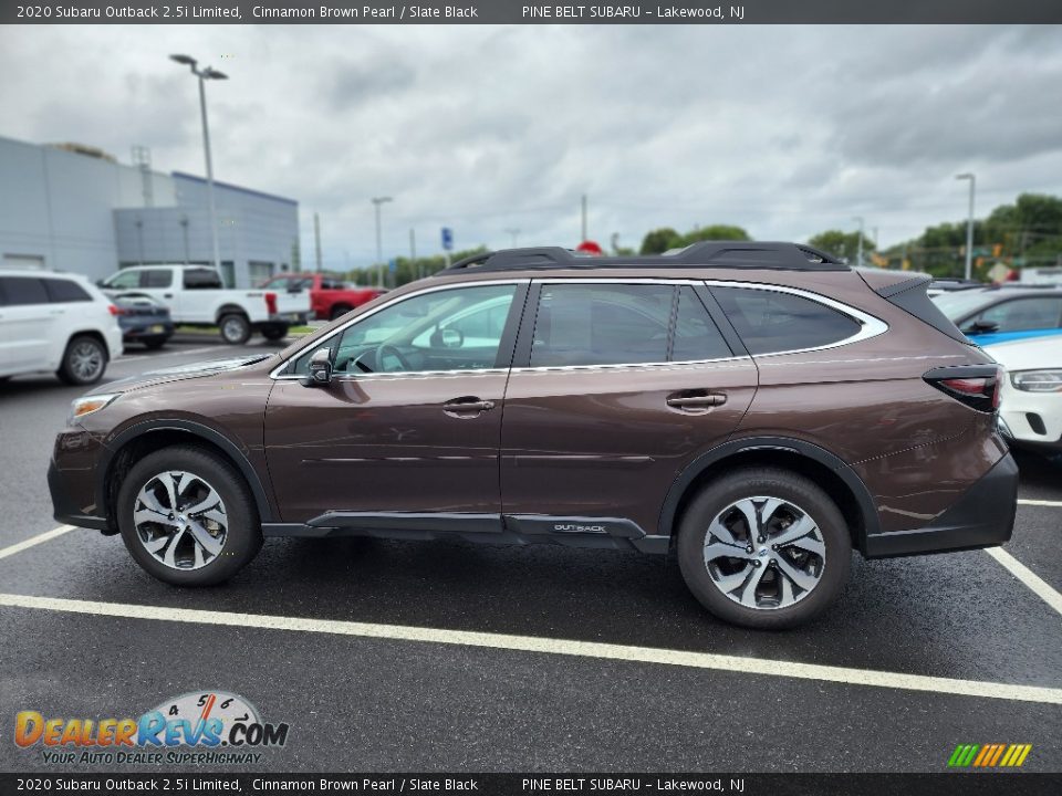 2020 Subaru Outback 2.5i Limited Cinnamon Brown Pearl / Slate Black Photo #8
