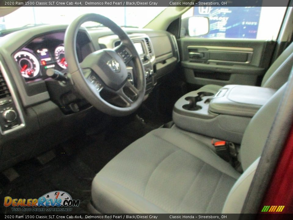 2020 Ram 1500 Classic SLT Crew Cab 4x4 Delmonico Red Pearl / Black/Diesel Gray Photo #26