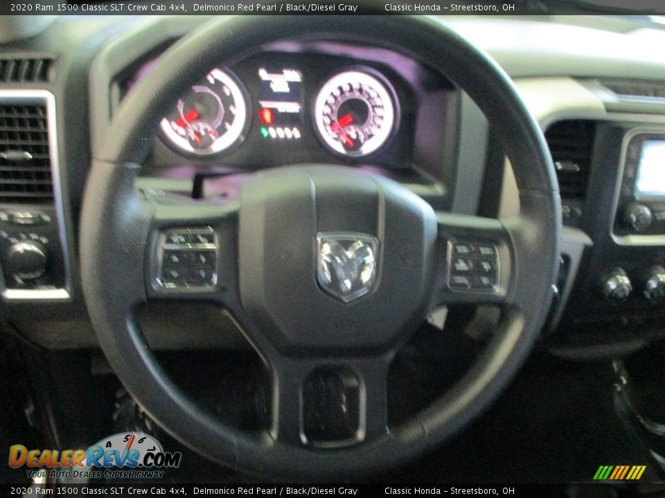 2020 Ram 1500 Classic SLT Crew Cab 4x4 Delmonico Red Pearl / Black/Diesel Gray Photo #28