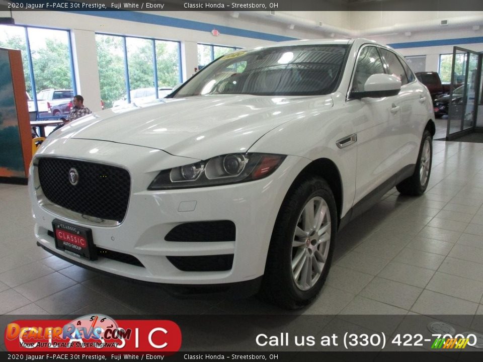 2020 Jaguar F-PACE 30t Prestige Fuji White / Ebony Photo #1