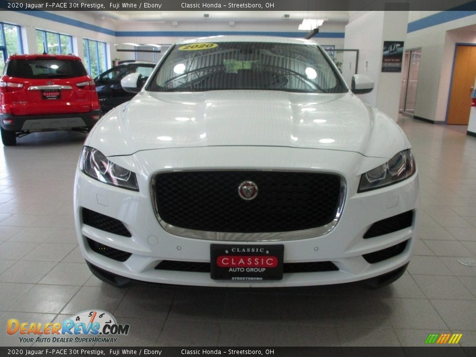 2020 Jaguar F-PACE 30t Prestige Fuji White / Ebony Photo #2