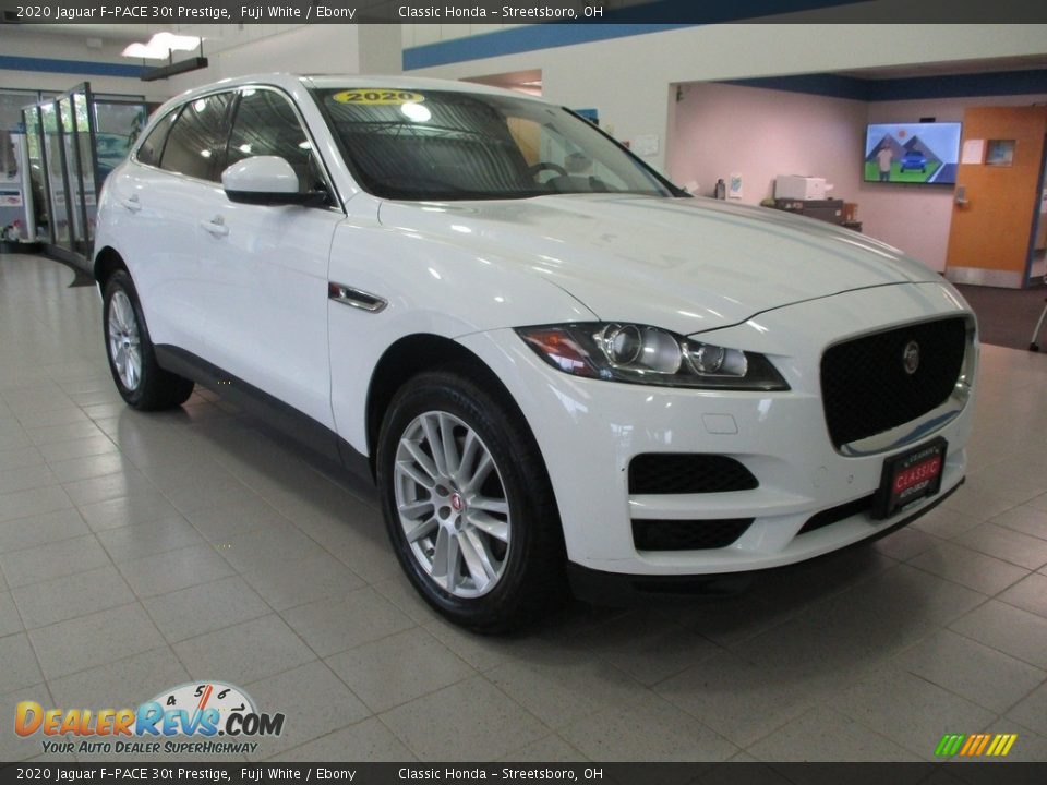 2020 Jaguar F-PACE 30t Prestige Fuji White / Ebony Photo #3