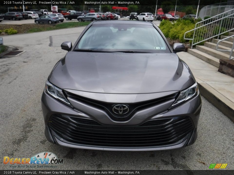 2018 Toyota Camry LE Predawn Gray Mica / Ash Photo #9