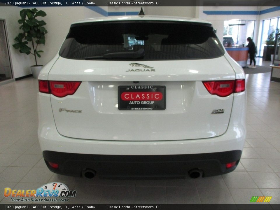 2020 Jaguar F-PACE 30t Prestige Fuji White / Ebony Photo #8