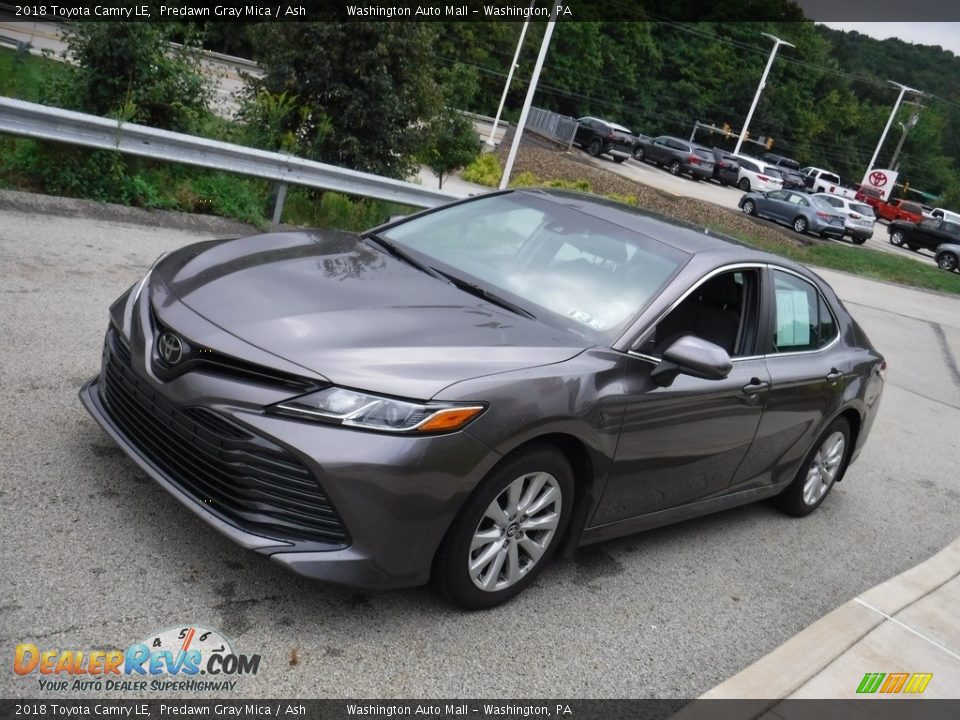 2018 Toyota Camry LE Predawn Gray Mica / Ash Photo #10