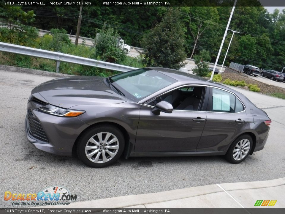 2018 Toyota Camry LE Predawn Gray Mica / Ash Photo #11