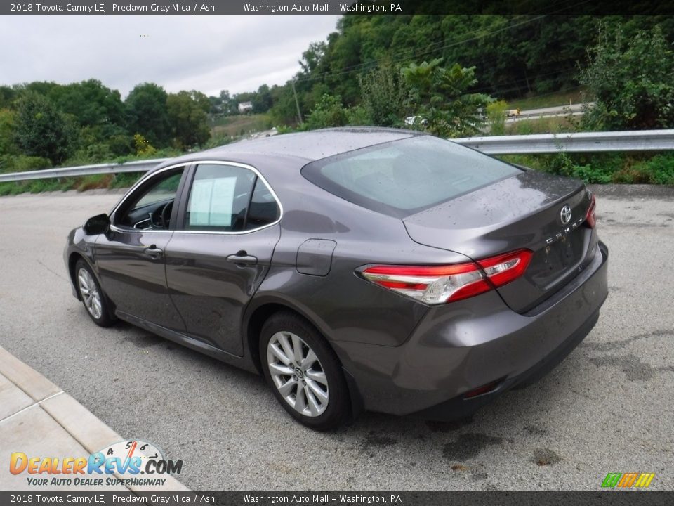 2018 Toyota Camry LE Predawn Gray Mica / Ash Photo #12