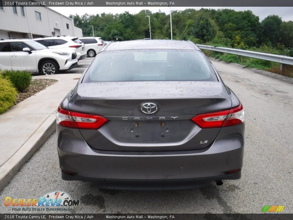 2018 Toyota Camry LE Predawn Gray Mica / Ash Photo #13