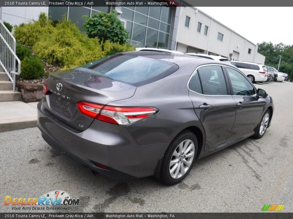 2018 Toyota Camry LE Predawn Gray Mica / Ash Photo #14