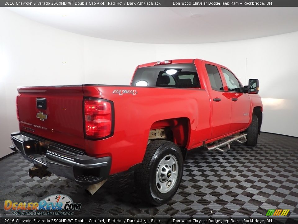 Red Hot 2016 Chevrolet Silverado 2500HD WT Double Cab 4x4 Photo #8