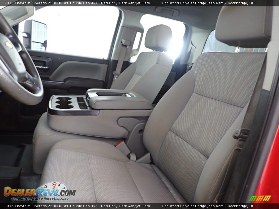 Front Seat of 2016 Chevrolet Silverado 2500HD WT Double Cab 4x4 Photo #12