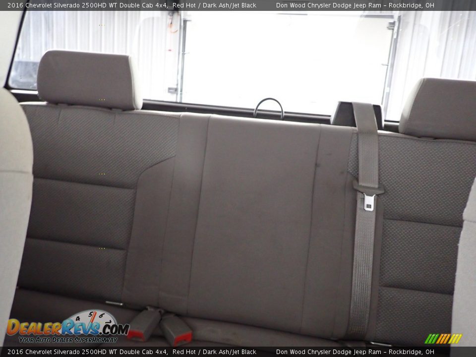 2016 Chevrolet Silverado 2500HD WT Double Cab 4x4 Red Hot / Dark Ash/Jet Black Photo #18