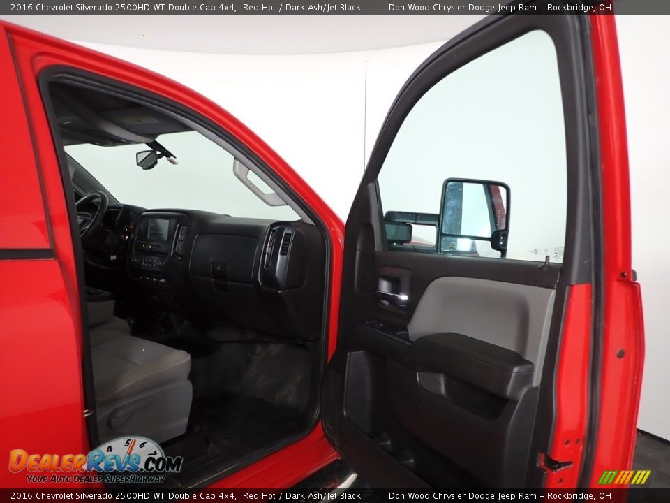 2016 Chevrolet Silverado 2500HD WT Double Cab 4x4 Red Hot / Dark Ash/Jet Black Photo #22