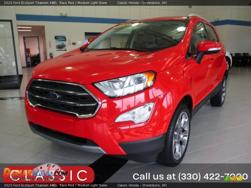 2020 Ford EcoSport Titanium 4WD Race Red / Medium Light Stone Photo #1