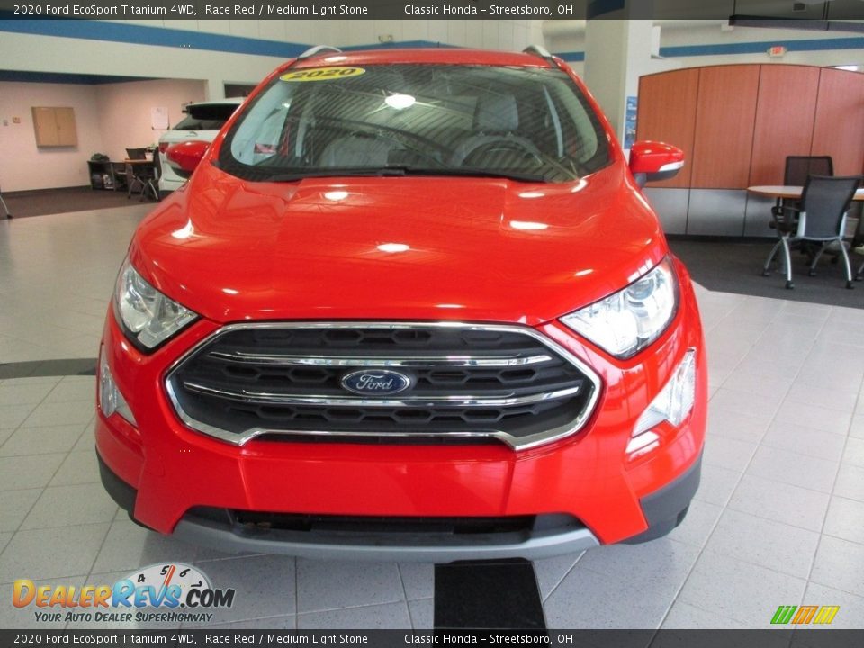2020 Ford EcoSport Titanium 4WD Race Red / Medium Light Stone Photo #2