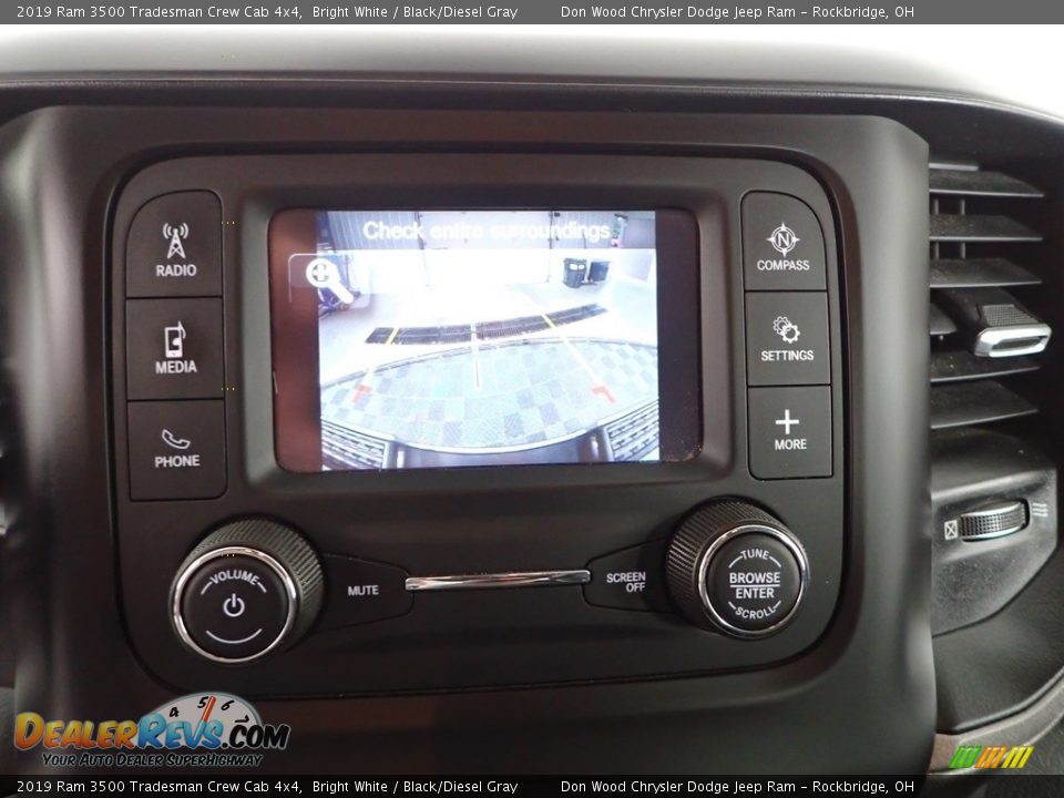 2019 Ram 3500 Tradesman Crew Cab 4x4 Bright White / Black/Diesel Gray Photo #3