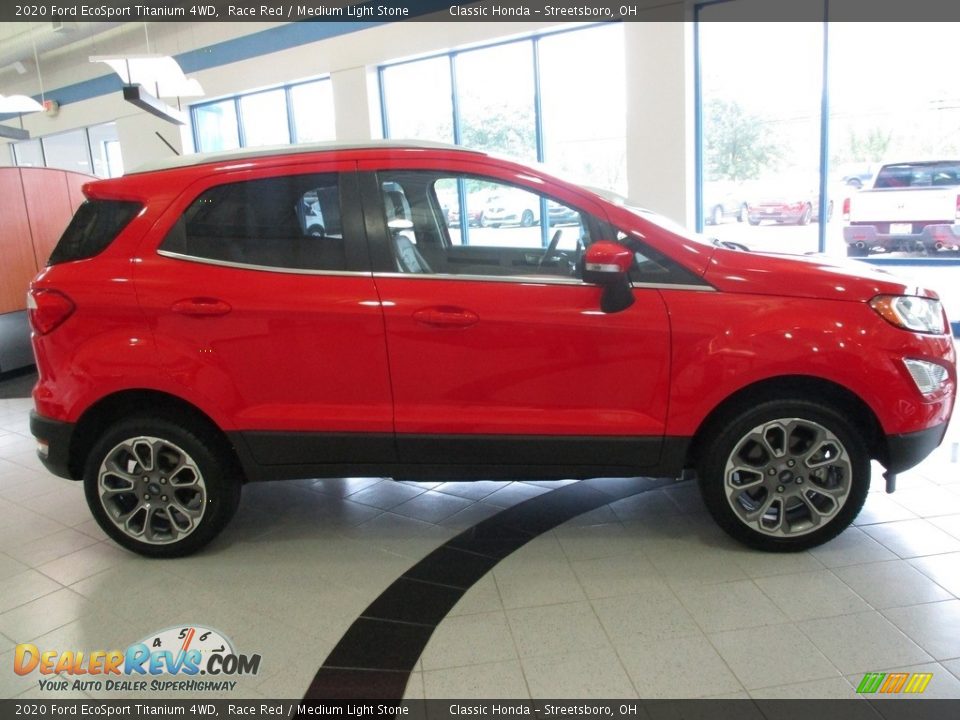 2020 Ford EcoSport Titanium 4WD Race Red / Medium Light Stone Photo #4