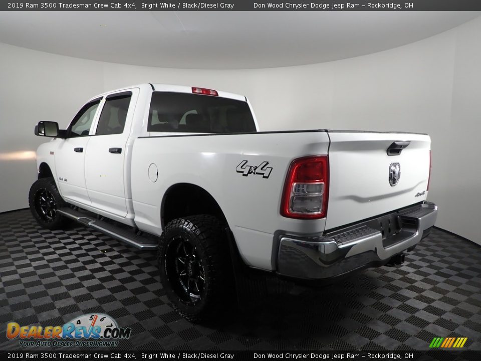 2019 Ram 3500 Tradesman Crew Cab 4x4 Bright White / Black/Diesel Gray Photo #6