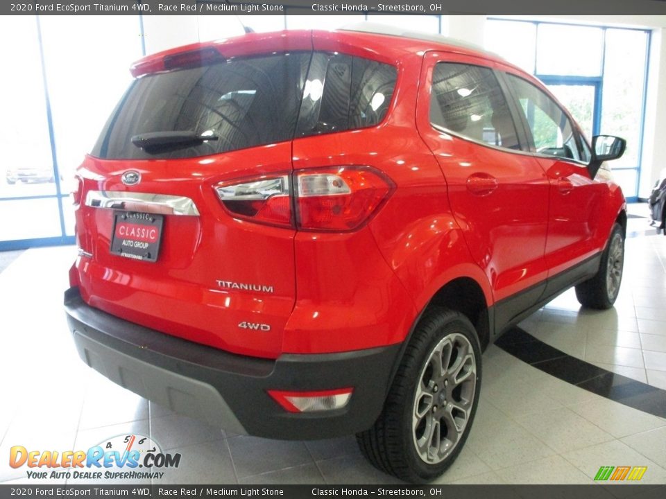2020 Ford EcoSport Titanium 4WD Race Red / Medium Light Stone Photo #7