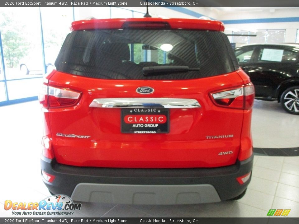 2020 Ford EcoSport Titanium 4WD Race Red / Medium Light Stone Photo #8