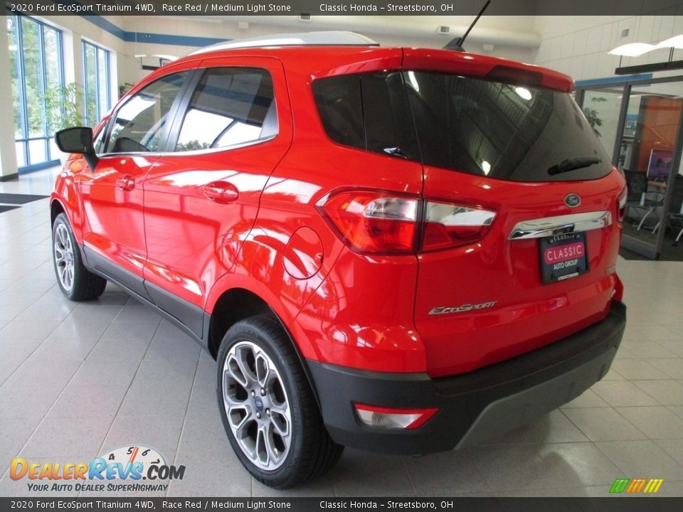 2020 Ford EcoSport Titanium 4WD Race Red / Medium Light Stone Photo #9