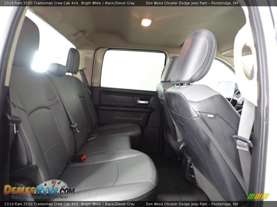Rear Seat of 2019 Ram 3500 Tradesman Crew Cab 4x4 Photo #27