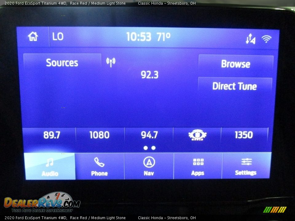 2020 Ford EcoSport Titanium 4WD Race Red / Medium Light Stone Photo #36