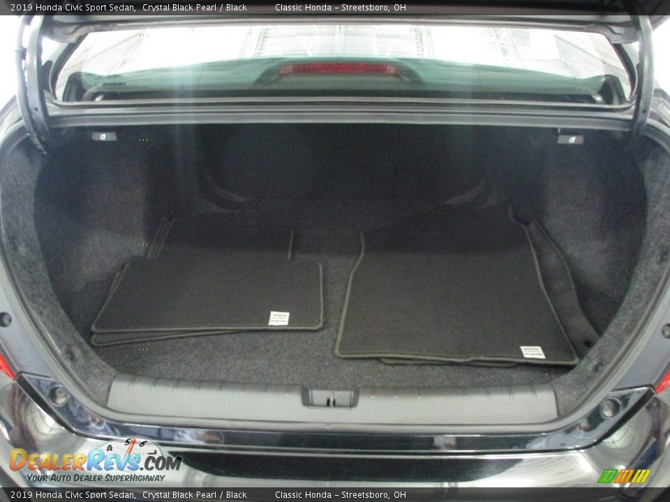 2019 Honda Civic Sport Sedan Crystal Black Pearl / Black Photo #20