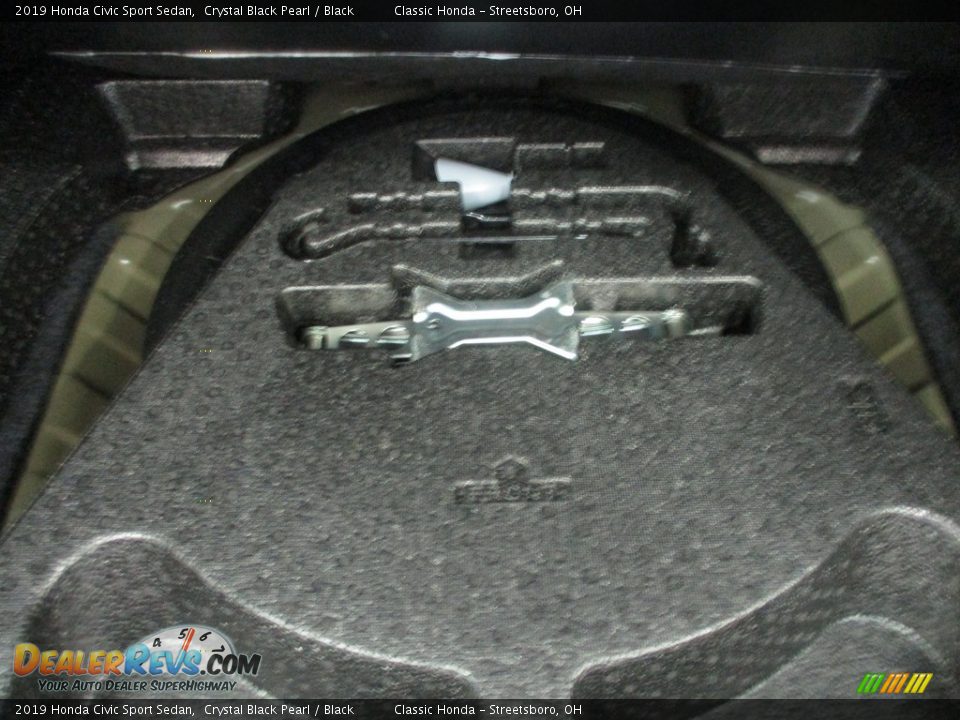2019 Honda Civic Sport Sedan Crystal Black Pearl / Black Photo #21