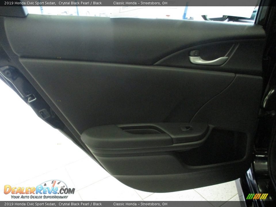 2019 Honda Civic Sport Sedan Crystal Black Pearl / Black Photo #22