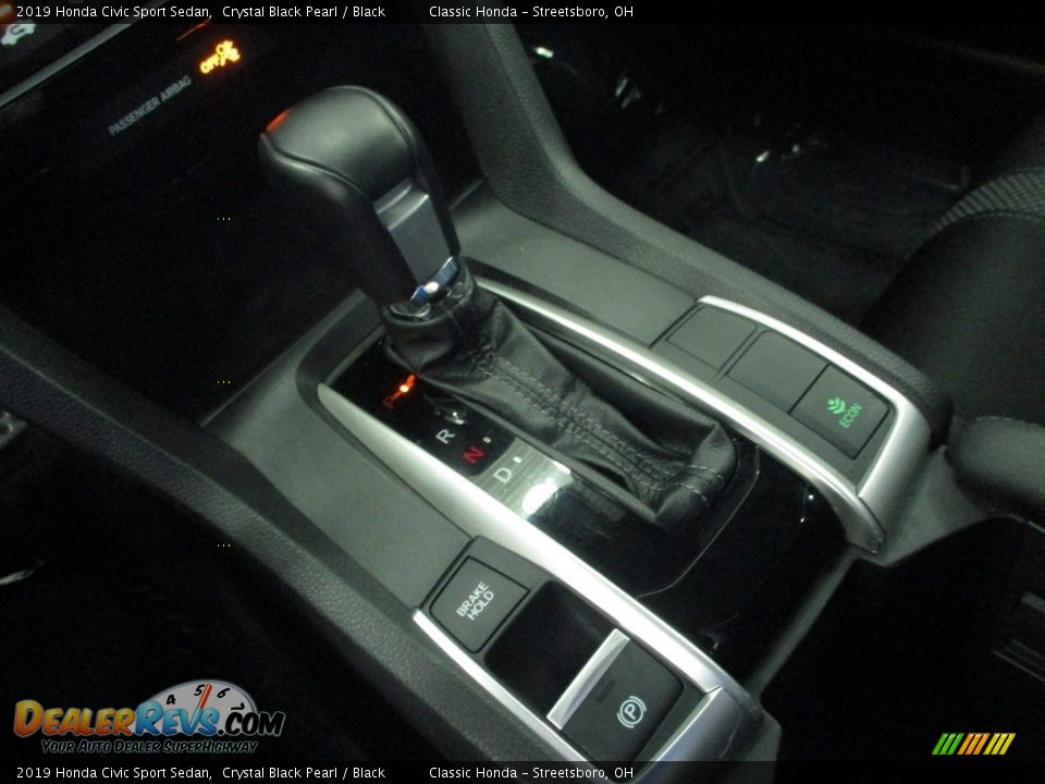 2019 Honda Civic Sport Sedan Crystal Black Pearl / Black Photo #34