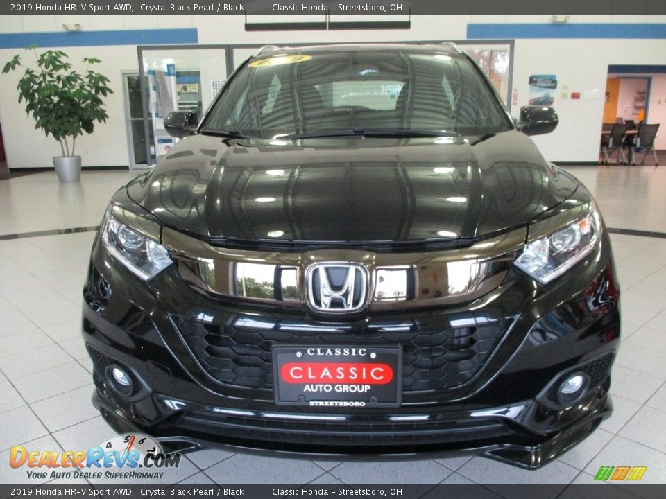 2019 Honda HR-V Sport AWD Crystal Black Pearl / Black Photo #2