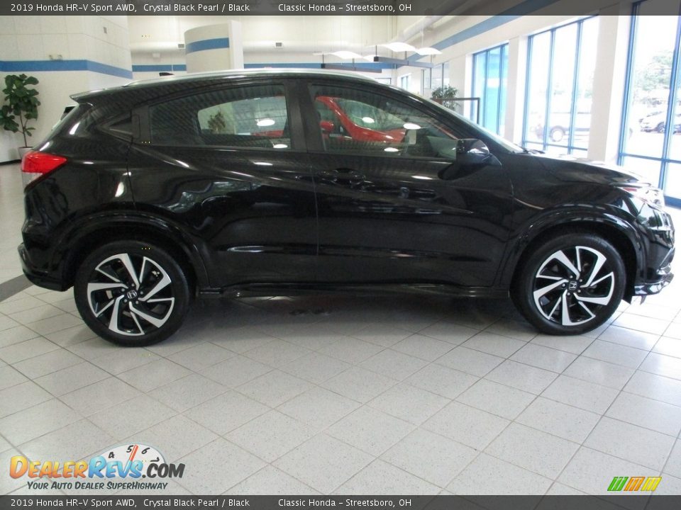 2019 Honda HR-V Sport AWD Crystal Black Pearl / Black Photo #4