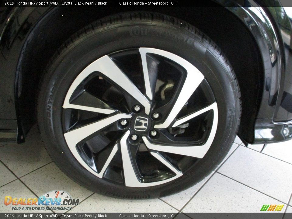 2019 Honda HR-V Sport AWD Crystal Black Pearl / Black Photo #5