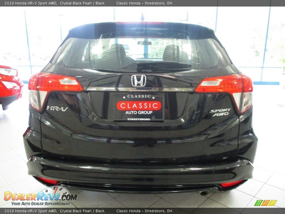 2019 Honda HR-V Sport AWD Crystal Black Pearl / Black Photo #8