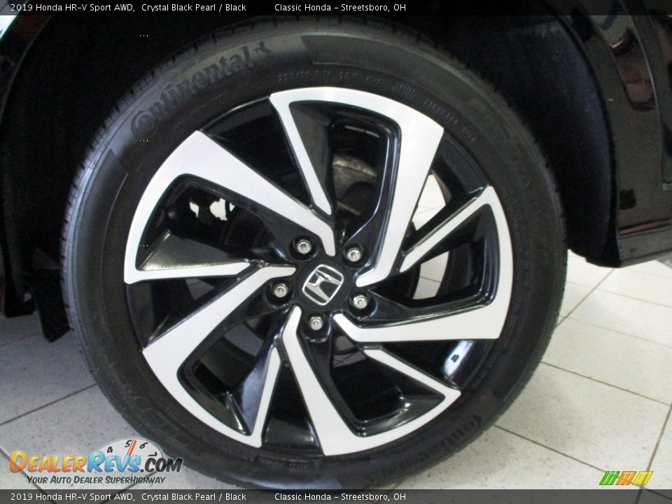 2019 Honda HR-V Sport AWD Crystal Black Pearl / Black Photo #11