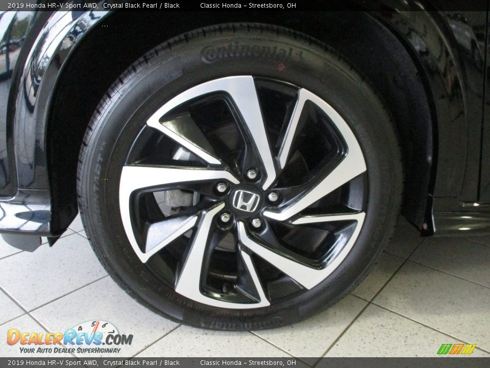 2019 Honda HR-V Sport AWD Crystal Black Pearl / Black Photo #12