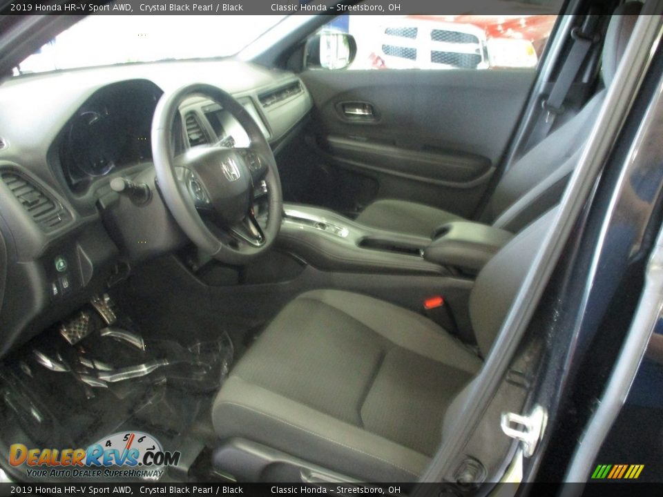 2019 Honda HR-V Sport AWD Crystal Black Pearl / Black Photo #27