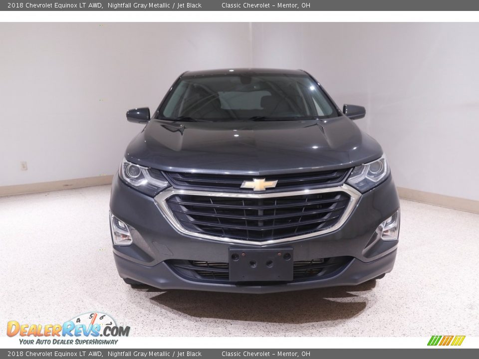 2018 Chevrolet Equinox LT AWD Nightfall Gray Metallic / Jet Black Photo #2